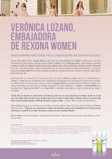Verónica Lozano, embajadora de Rexona Women
