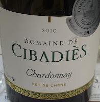 Chardonnay 2010 Fût de Chêne, de Domaine de Cibadiès