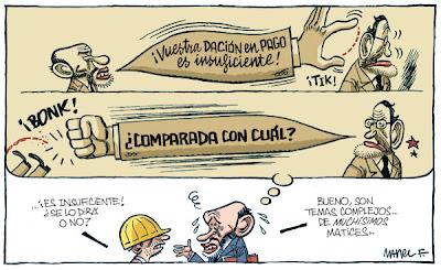 “Es el pueblo –gritan los estudiantes valencianos–, no el enemigo”.