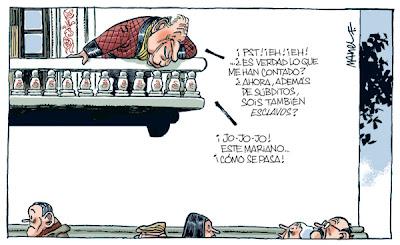 “Es el pueblo –gritan los estudiantes valencianos–, no el enemigo”.