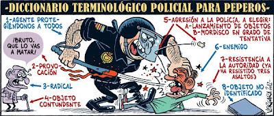 “Es el pueblo –gritan los estudiantes valencianos–, no el enemigo”.