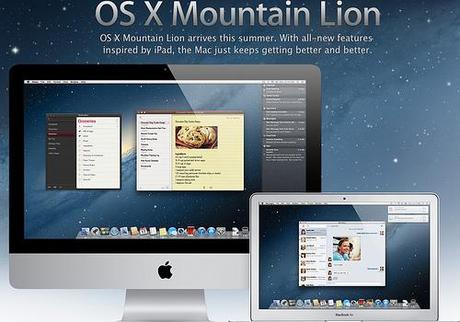 Apple anuncia la nueva versión de OS X, Mountain Lion