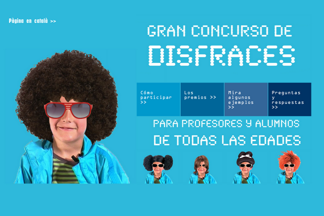 Portal para educación artística y concurso de disfraces