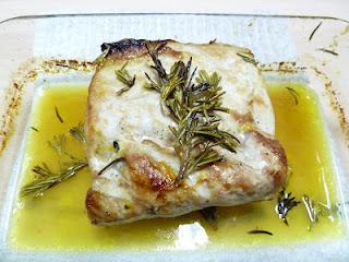 Lomo ibérico a la naranja