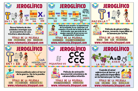 SEMANA POR LA PAZ - JEROGLÍFICOS SEMANA POR LA PAZ - JEROGLÍFICOS