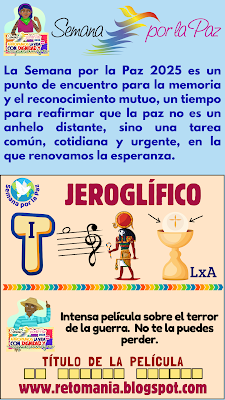 JEROGLÍFICOS Paz, La Paz, Día Internacional de la Paz, Semana por la Paz, Desafíos matemáticos, Retos matemáticos, Problemas matemáticos, Retos mentales, Retos visuales, Juegos visuales, Juegos mentales, Matemáticas Recreativas, Matemáticas Divertidas, Juegos en el Aula, Jugando aprendo, Aprender jugando, Jeroglíficos, Jeroglíficos Escolares