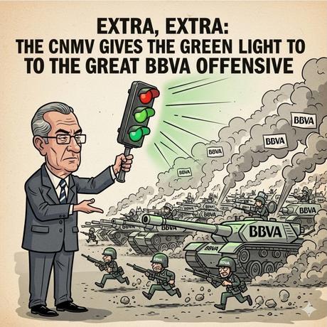 Extra, Extra: La CNMV da luz verde a la gran ofensiva del BBVA