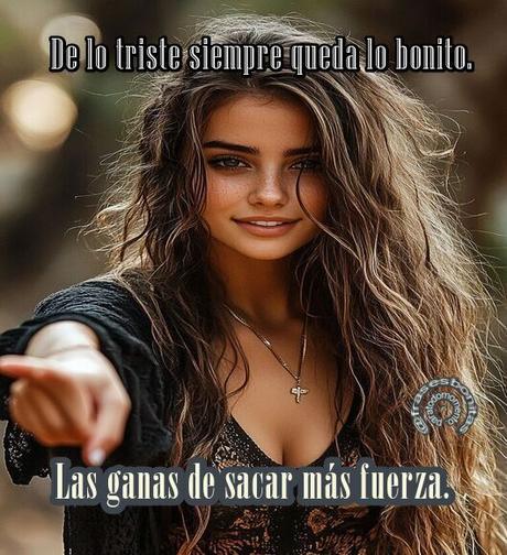 De lo triste siempre queda lo bonito. Las ganas de sacar más fuerza.