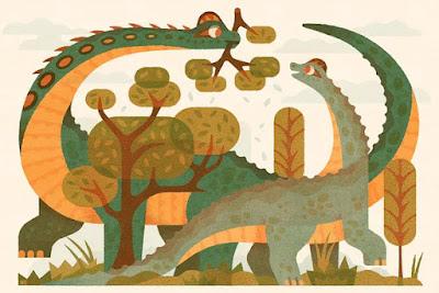 Los pequeños dinosaurios de Erikas Chesonis