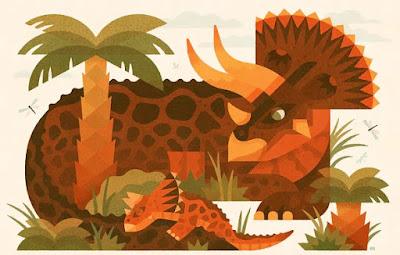 Los pequeños dinosaurios de Erikas Chesonis