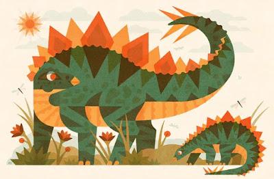 Los pequeños dinosaurios de Erikas Chesonis