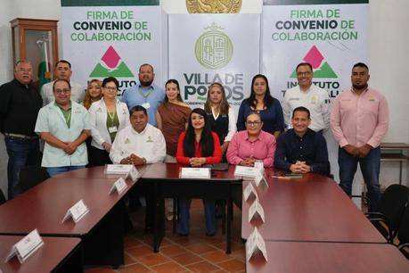 Villa de Pozos e Instituto Temazcalli firman convenio para bienestar de trabajadores
