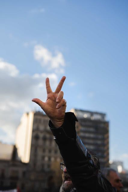 Marcha de jubilados: el arte de la rebeldía Marcha de jubilados: el arte de la rebeldía