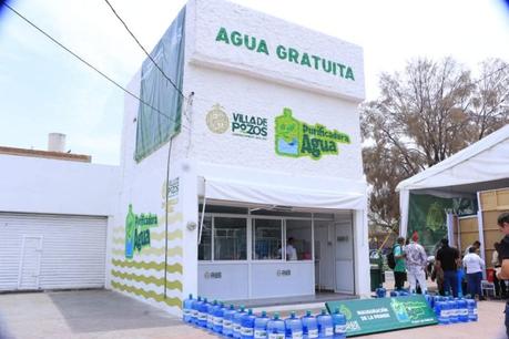 Villa de Pozos beneficia a más de 2 mil familias con purificadora de agua Villa de Pozos beneficia a más de 2 mil familias con purificadora de agua