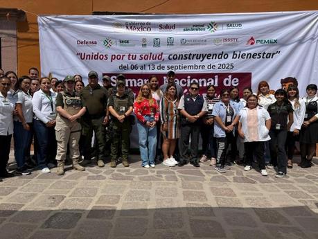 Villa de Pozos participa en Semana Nacional de Salud Pública