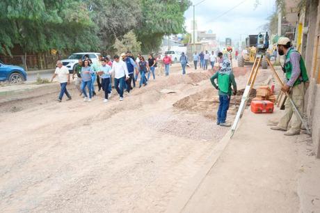 Villa de Pozos supervisa rehabilitación en Bosques de las Flores