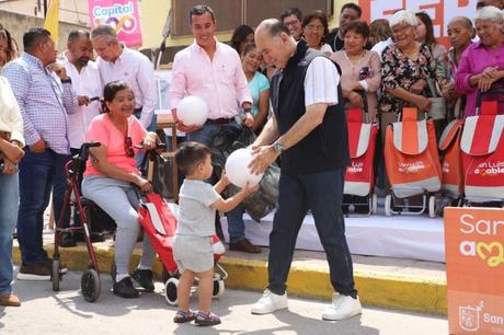 Enrique Galindo inicia la obra de pavimentación número 30 en tres semanas