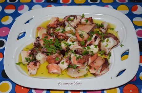 Pulpo al ajillo Pulpo al ajillo