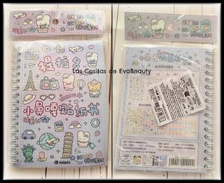 Libro pegatinas kawaii agenda papeleria bonita low cost Shein nuevo post news blog de belleza beautyblogger microinfluencer material escolar