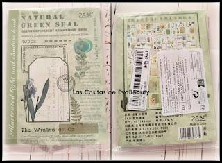 Libro de pegatinas y laminas de naturaleza verde ZABC papeleria bonita kawaii Shein haul low cost compras nuevo post news blog de belleza beautyblogger microinfluencer blogger