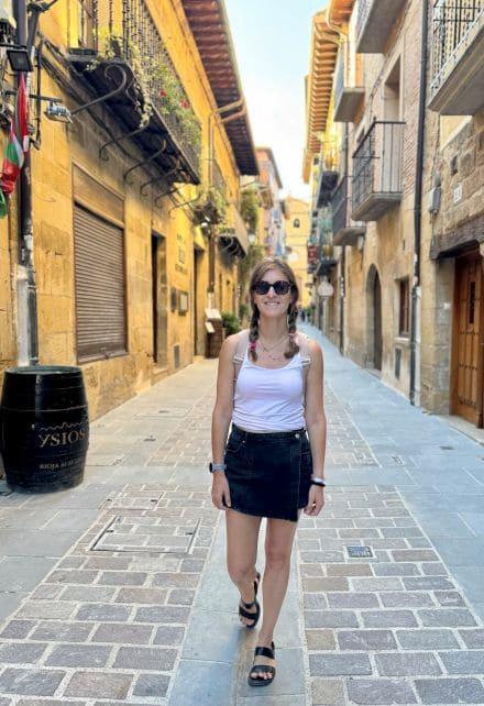 Escapada a la Rioja Alavesa (con niño y autocaravana) laguardia calles