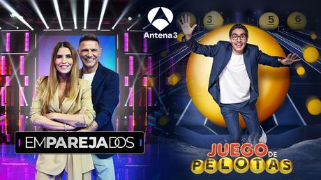 Antena 3 Internacional refuerza esta temporada su apuesta por el entretenimiento con los estrenos de ‘Emparejados’ y ‘Juego de pelotas’ Antena 3 Internacional refuerza esta temporada su apuesta por el entretenimiento con los estrenos de ‘Emparejados’ y ‘Juego de pelotas’