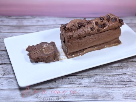 Bizcocho relleno de chocolate sin gluten