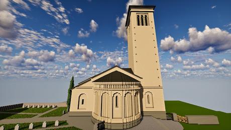 Ruta del Serrablo en Minecraft: Iglesia de San Pedro de Lárrede (Huesca)