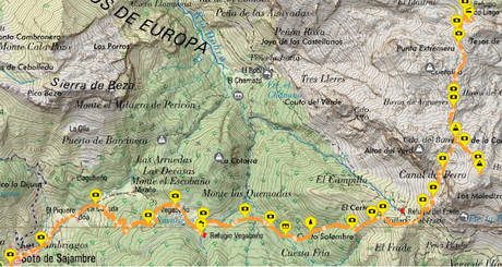 Vega Huerta y Los Moledizos desde Soto de Sajambre