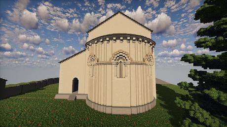 Ruta del Serrablo en Minecraft: Iglesia de Javierrelatre (Huesca)