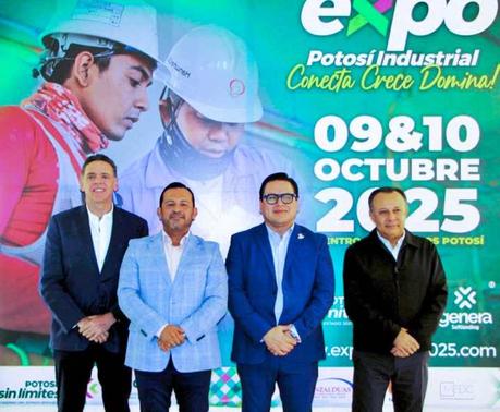 Expo Potosí Industrial 2025 reunirá a 600 empresas y 20 países en San Luis Potosí