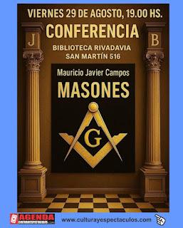 Entrevista y reseña sobre el libro Masones en Agenda Cultural