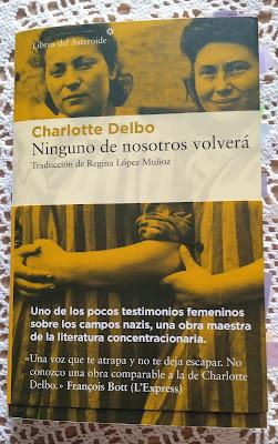 Ninguno de nosotros volverá, de Charlotte Delbo