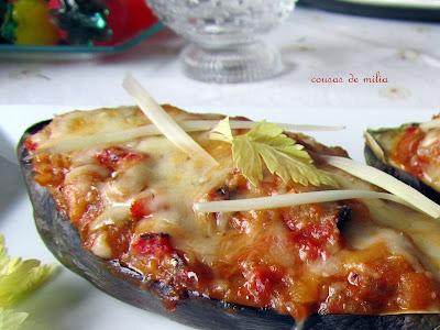 Berenjenas rellenas de caballa Berenjenas rellenas de caballa