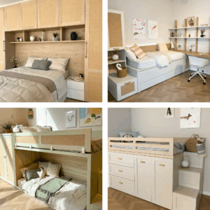 Dormitorios juveniles e infantiles a medida en la nueva tienda Elmenut Italia