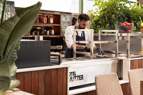 La cocina de la terraza del hotel Pulitzer Barcelona