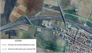 Cuatro personas heridas tras un choque entre un turismo y una furgoneta en la N-401 en Malagón (Ciudad Real)