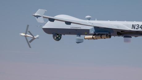 GA-ASI y AeroVironment completan el primer lanzamiento aéreo del Switchblade 600 desde un UAS MQ-9A GA-ASI y AeroVironment completan el primer lanzamiento aéreo del Switchblade 600 desde un UAS MQ-9A