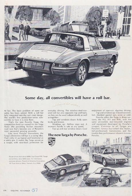 Porsche 911 Targa exportado a Estados Unidos en 1967 Porsche 911 Targa exportado a Estados Unidos en 1967
