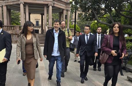 Fernández Noroña visita San Luis Potosí y llama a la unidad de Morena, PT y PVEM