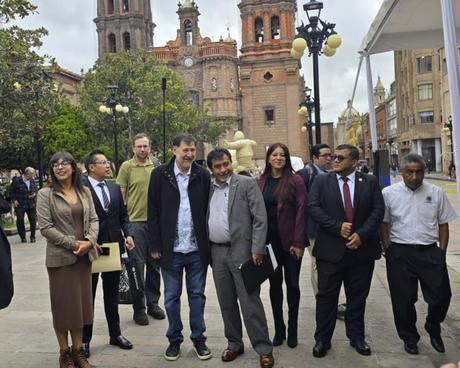 Fernández Noroña visita San Luis Potosí y llama a la unidad de Morena, PT y PVEM