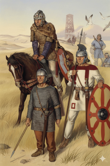 UNA HISTORIA DE FRONTERA. CHARIETO, EL VETERANO FRANCO QUE MURIÓ DEFENDIENDO EL IMPERIO. UNA HISTORIA DE FRONTERA. CHARIETO, EL VETERANO FRANCO QUE MURIÓ DEFENDIENDO EL IMPERIO.