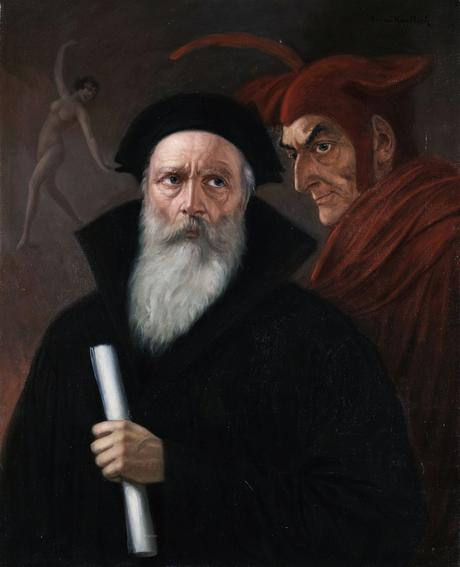 Anton Kaulbach Fausto y Mefistófelesjpg