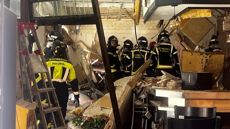 Fuerte explosión en un bar de Madrid causa al menos 25 heridos