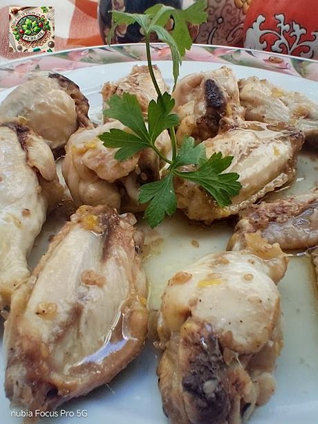 Alitas de Pollo a la Naranja Alitas de Pollo a la Naranja