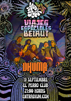 Concierto de Viajes Espaciales Beirut y Dhuma en El perro de la parte de atrás del coche