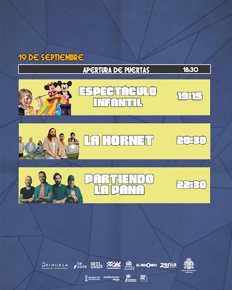 Horarios Tardeada Orihuela 2025 Horarios Tardeada Orihuela 2025