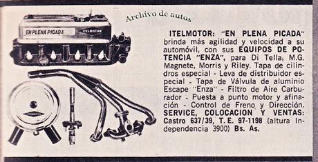 Preparación de Itelmotor para el Di Tella de 1967