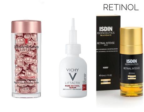 ingredientes antiage que transforman la piel madura: retinoll vitamina C, niacinamida, péptidos y otros. Rutina ideal +40.