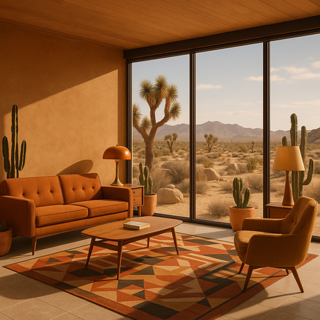 El estilo MODERN DESERT LIVING ROOM VINTAGE ya conquistó el futuro 18
